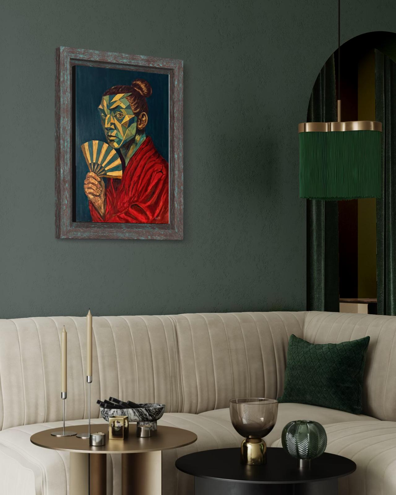 Peinture expressionniste figurative par Ricardo CID シド, œuvre d'art originale disponible en galerie.