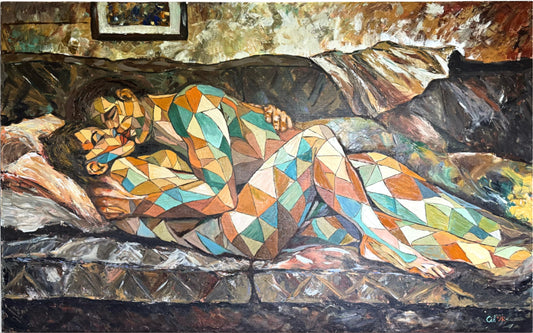 EVA & VICENT — Original Neoexpressionist Painting by Ricardo CID | CID シド
