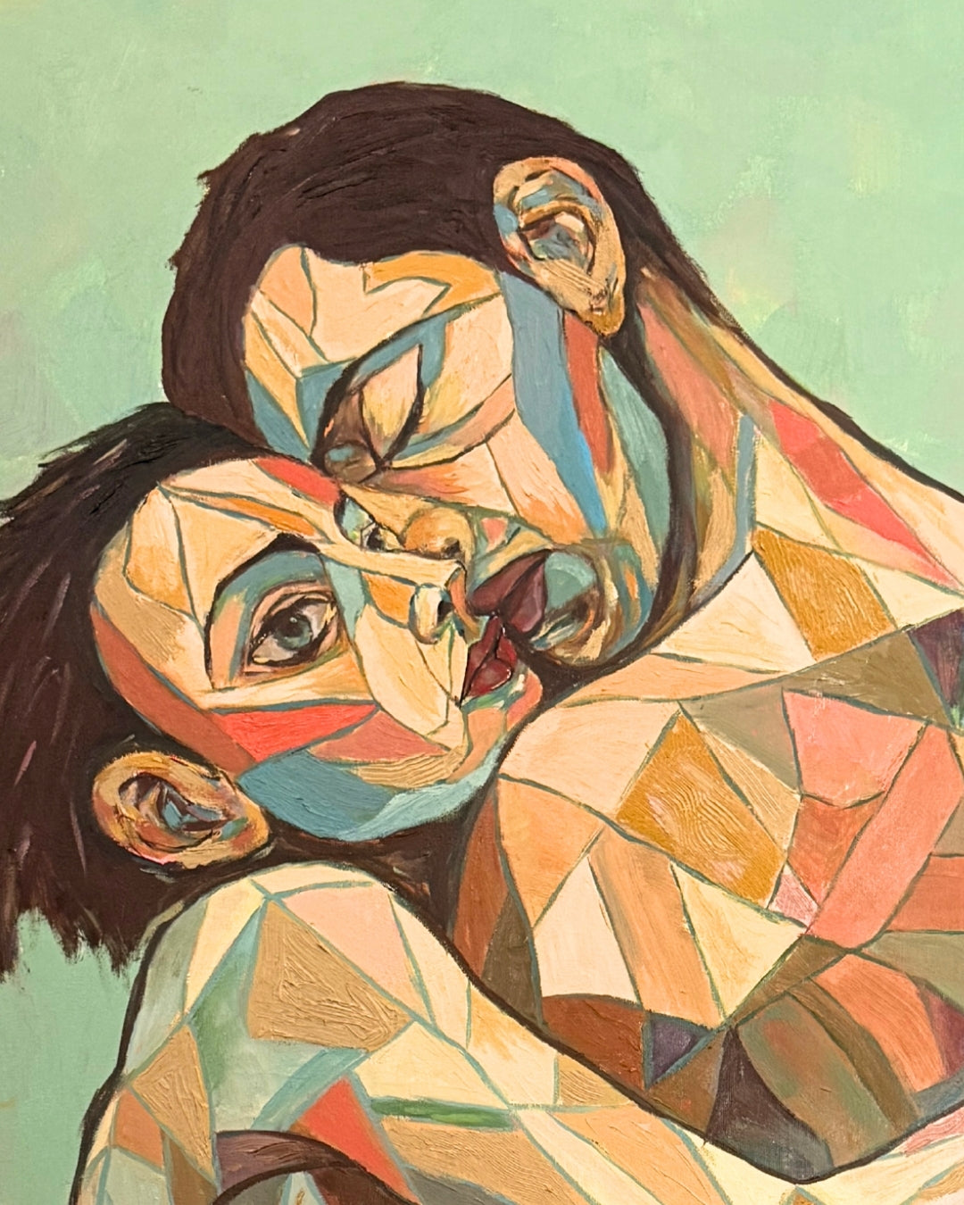 KAIA & ARIS — Original Mixed Media Painting by Ricardo CID シド