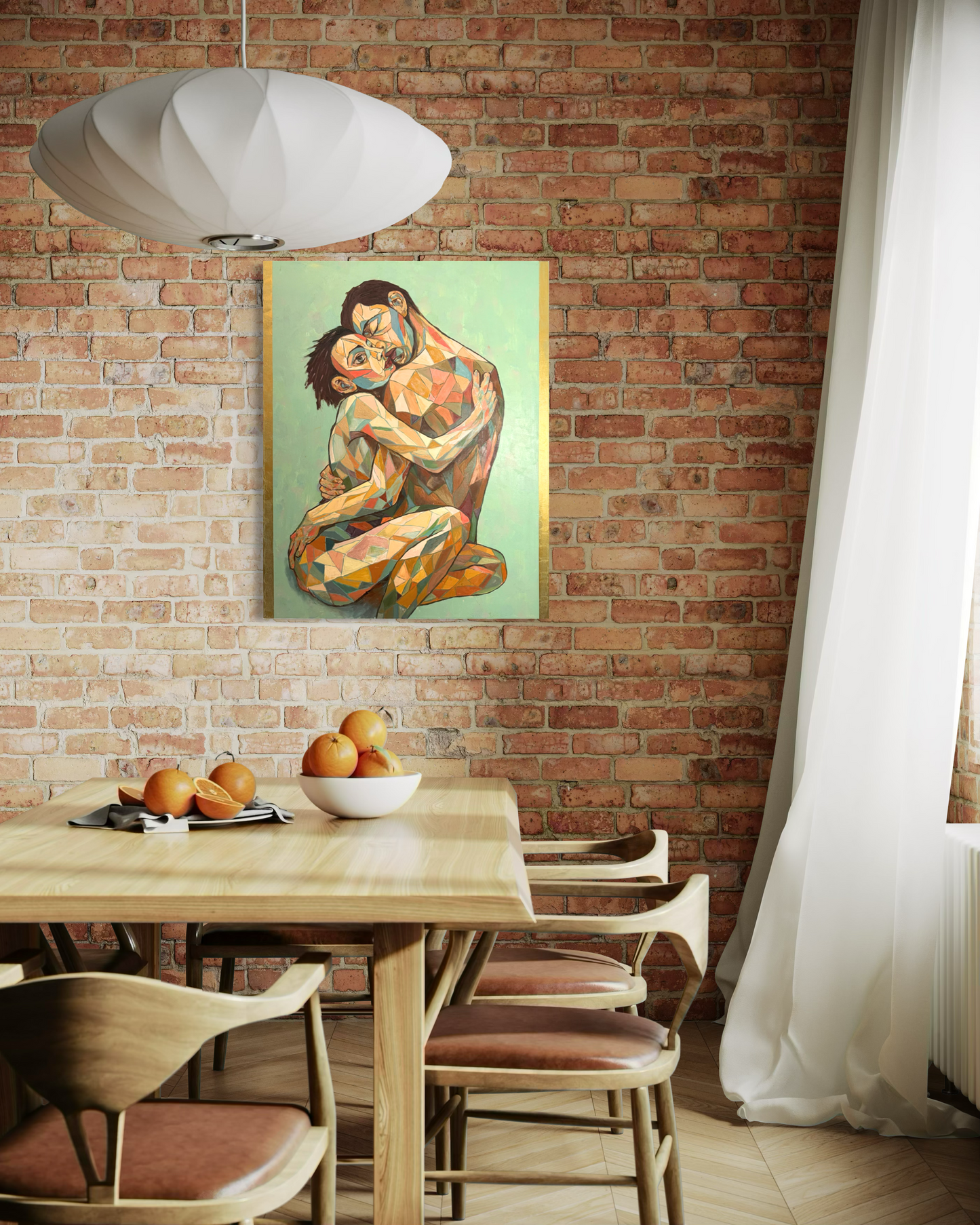 KAIA & ARIS — Original Mixed Media Painting by Ricardo CID シド