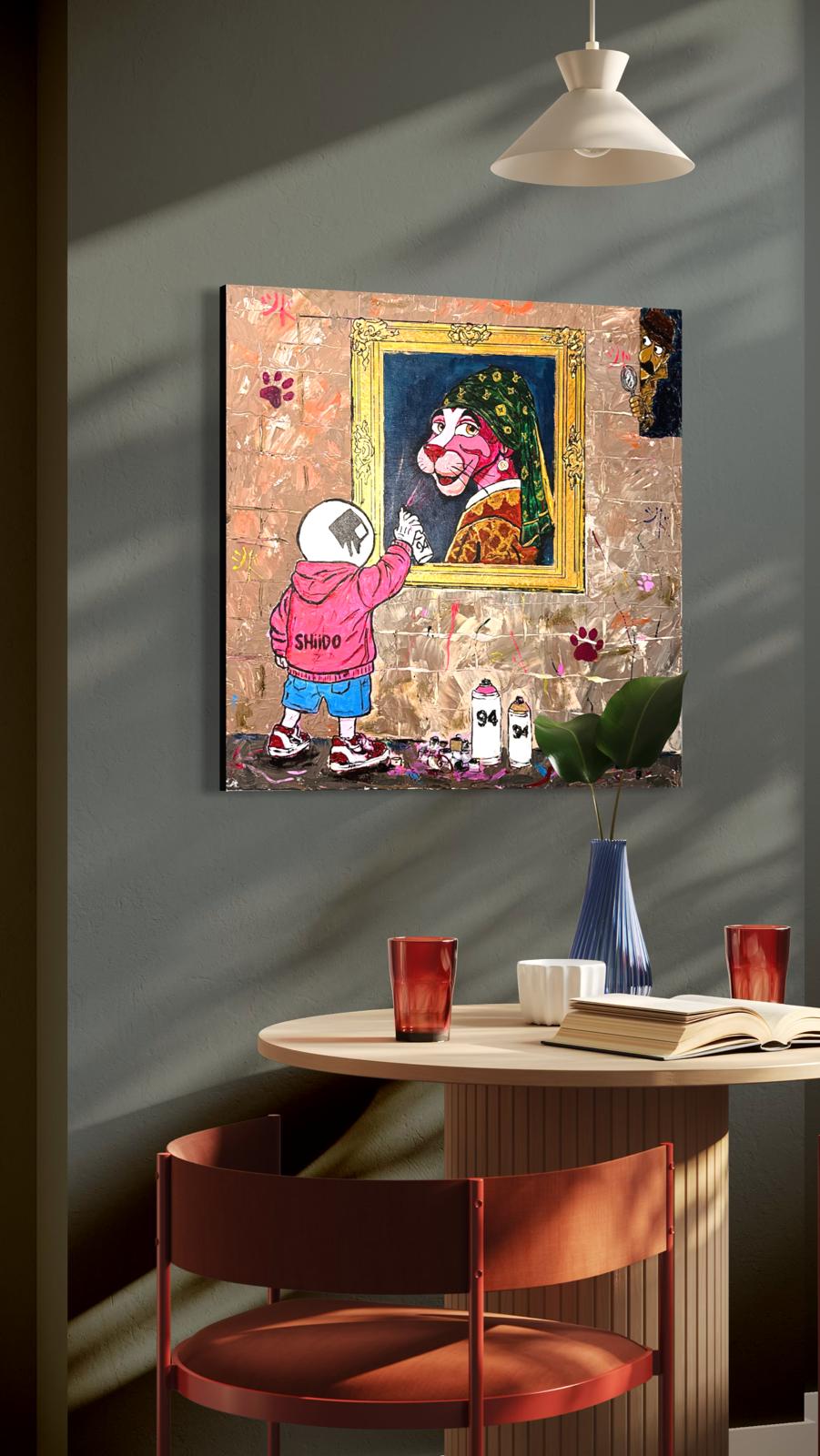 Pink Panther Rebellion  SHIIDO by CID シド — Urban Pop Expressionism