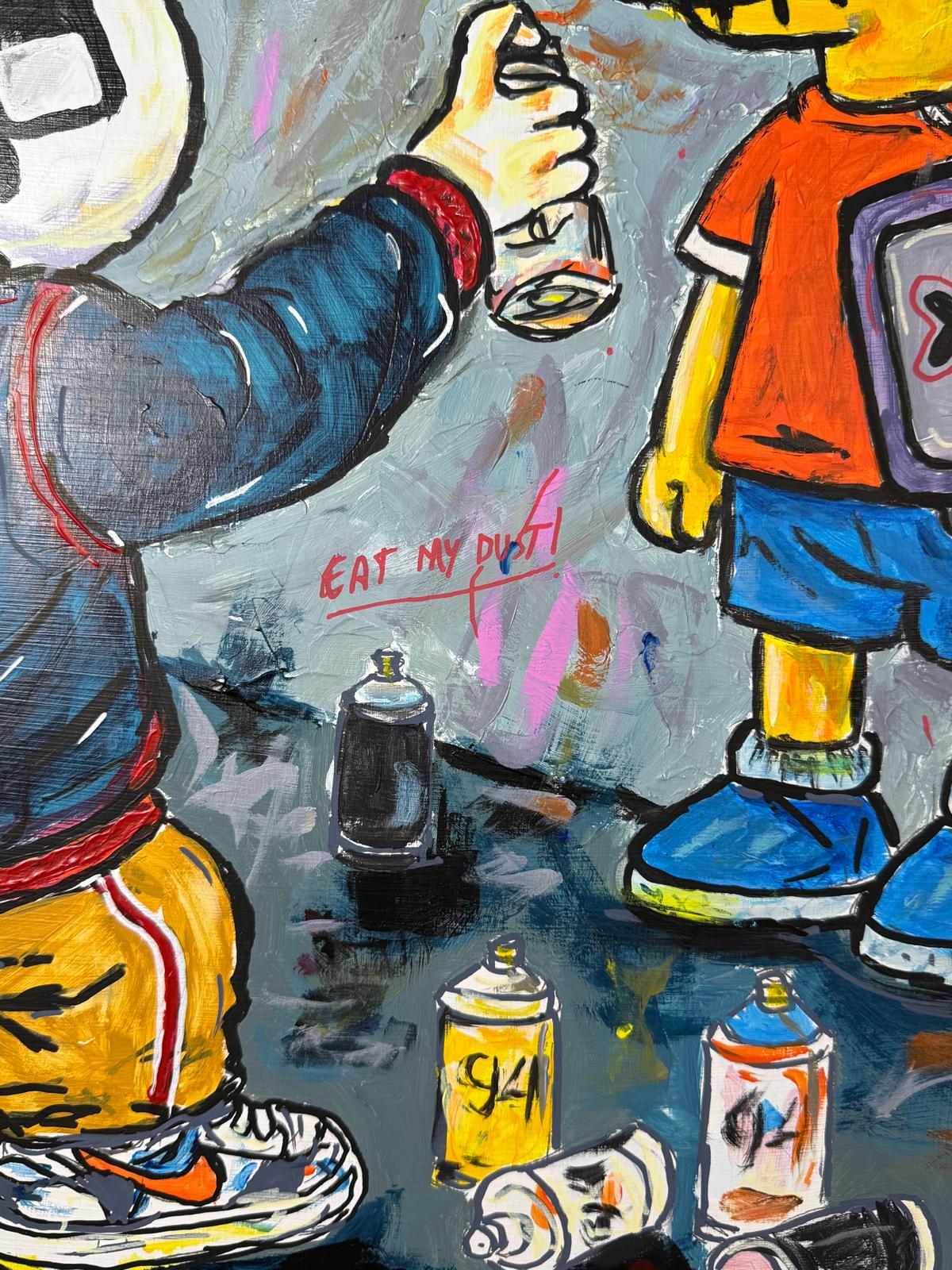 Kill Your Screen | Original Urban Pop Street Art by CID シド