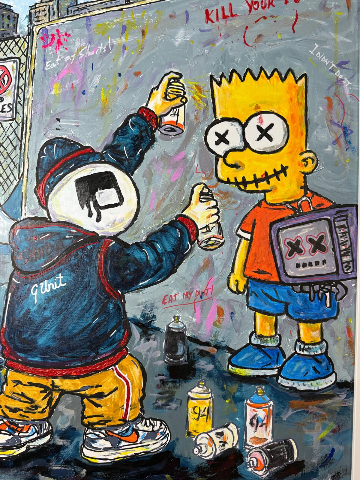 Kill Your Screen | Original Urban Pop Street Art by CID シド