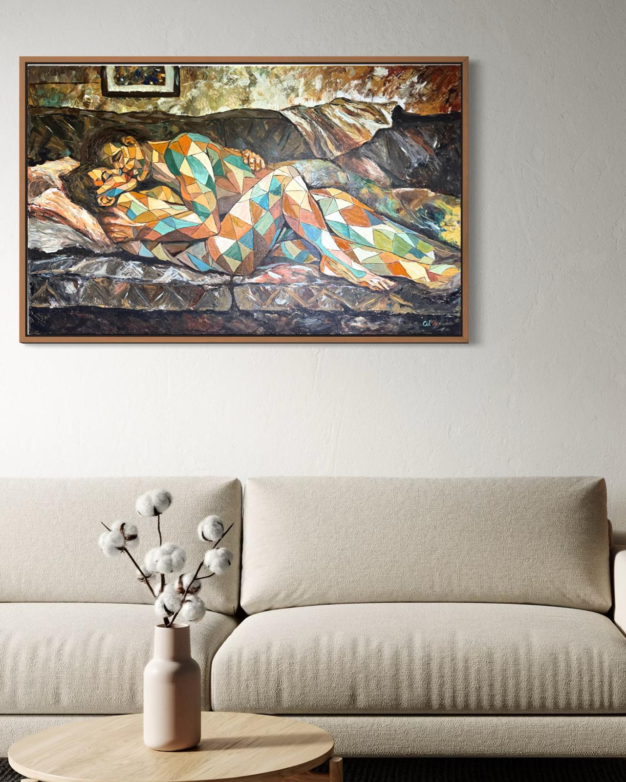EVA & VICENT — Original Neoexpressionist Painting by Ricardo CID | CID シド