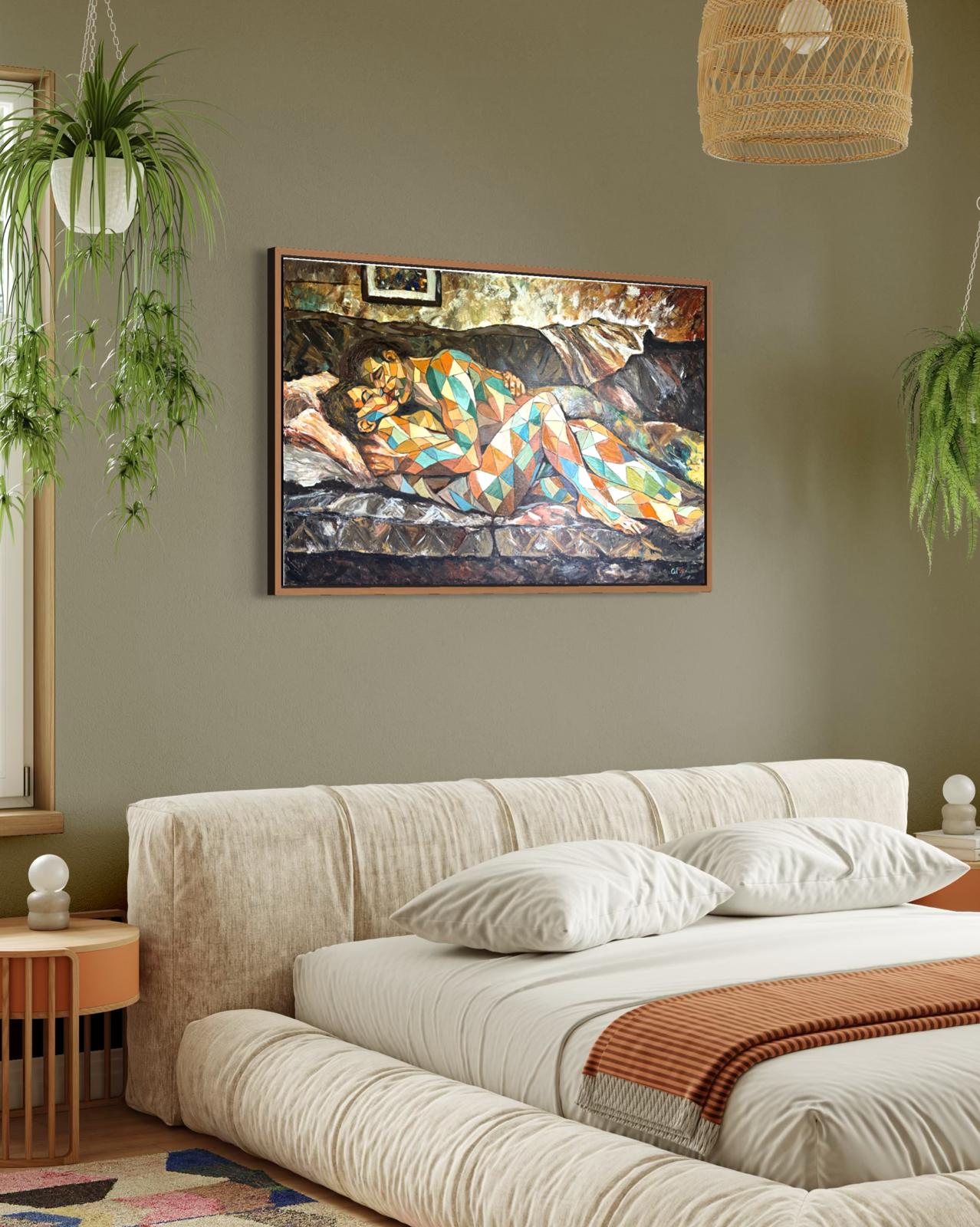 EVA & VICENT — Original Neoexpressionist Painting by Ricardo CID | CID シド