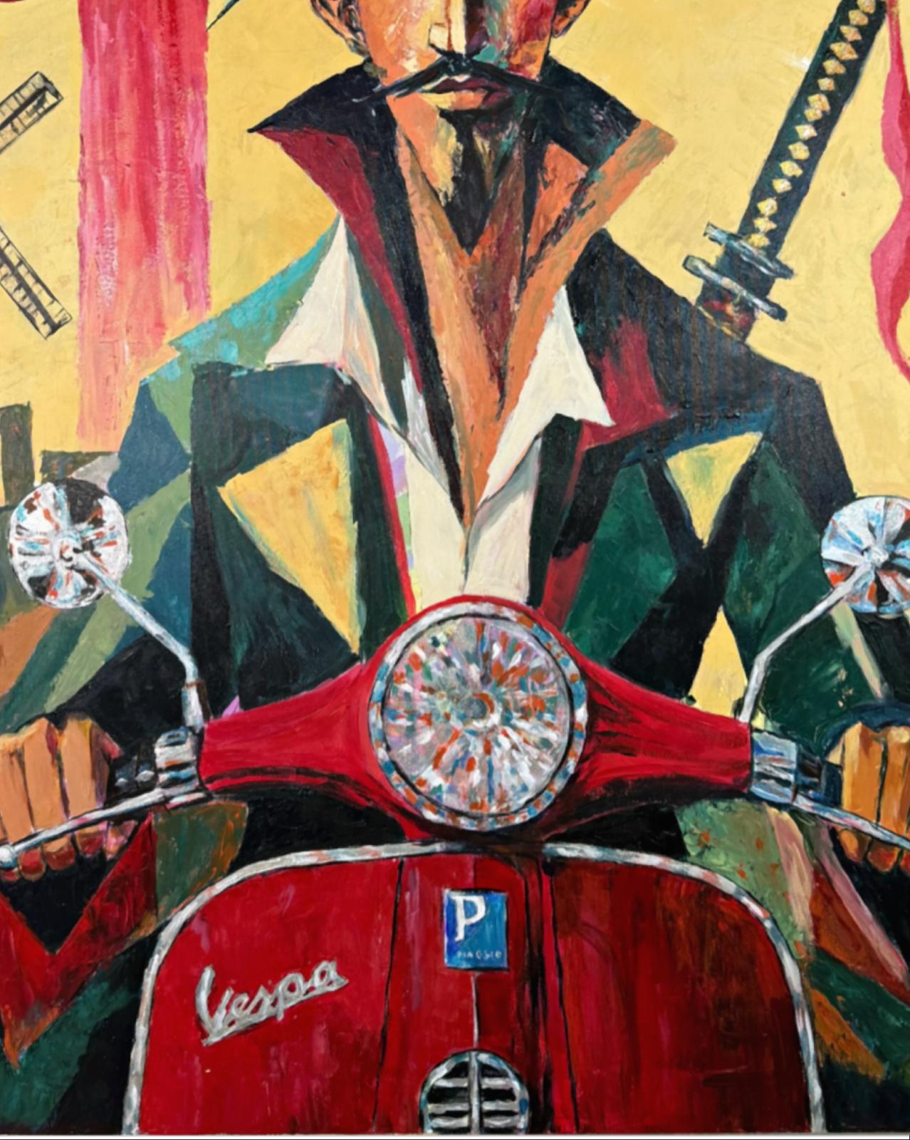 COSMOPOLITAN QUIXOTE — Original Neoexpressionist Painting by Ricardo CID シド