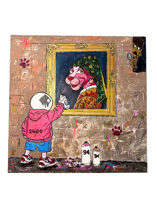 Pink Panther Rebellion  SHIIDO by CID シド — Urban Pop Expressionism